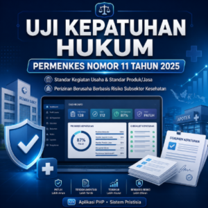 Uji Kepatuhan Hukum Standar Kegiatan Usaha dan Standar Produk Jasa pada Penyelenggaraan Perizinan Berusaha Berbasis Risiko Subsektor Kesehatan